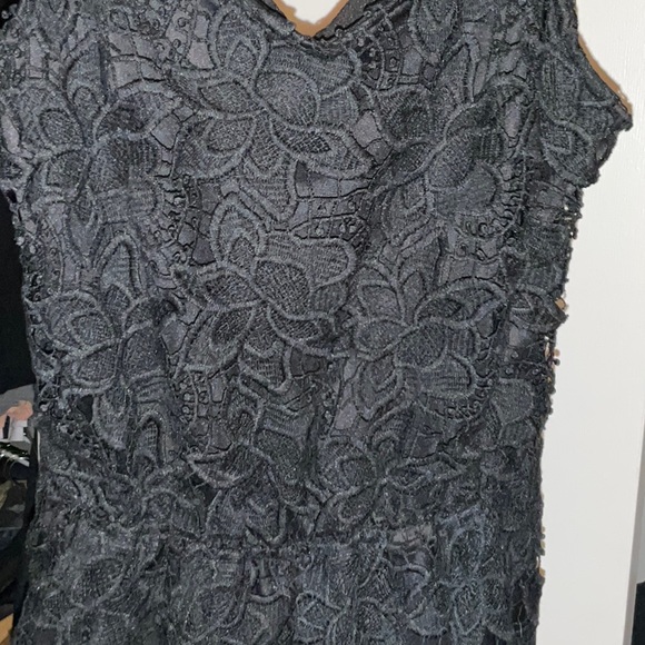 Black See through Mesh Swim suit Cover up/ Dress - Picture 5 of 5